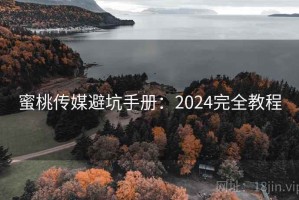 蜜桃传媒避坑手册：2024完全教程