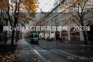 糖心vlog入口官网高效使用：2023操作步骤