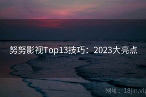 努努影视Top13技巧：2023大亮点