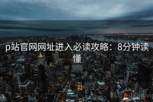 p站官网网址进入必读攻略：8分钟读懂