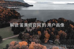 解锁 鉴黄师官网 的 用户画像
