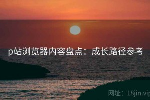 p站浏览器内容盘点：成长路径参考