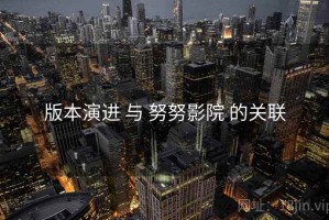版本演进 与 努努影院 的关联