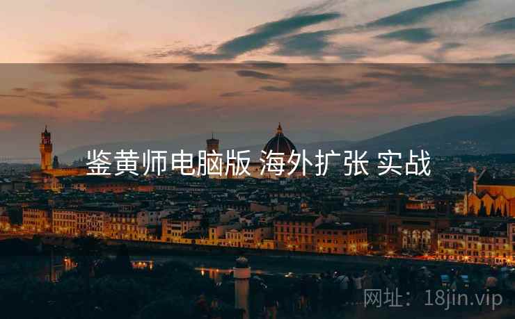 鉴黄师电脑版 海外扩张 实战