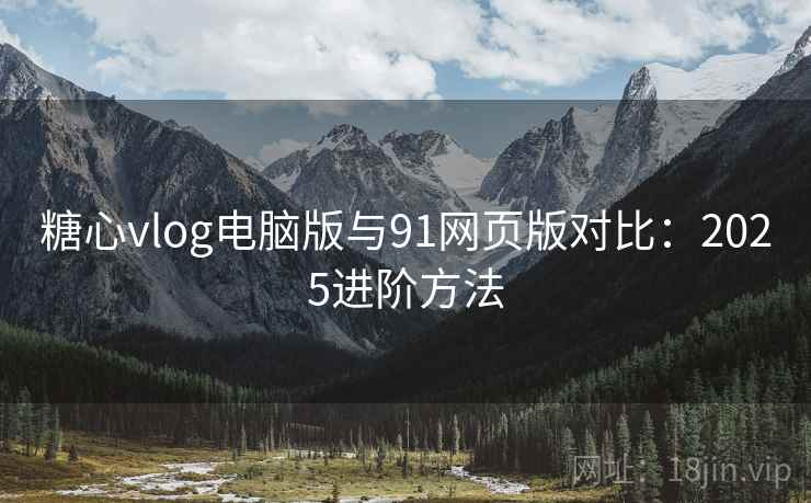 糖心vlog电脑版与91网页版对比：2025进阶方法