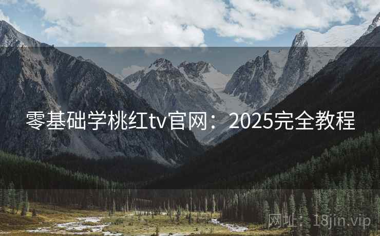 零基础学桃红tv官网：2025完全教程